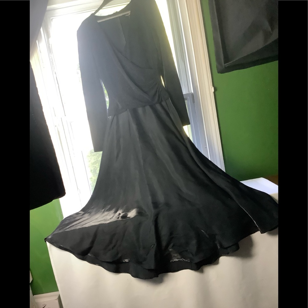 J S COLLECTIONS Vtg ShimmeringShoulder FormalDress
